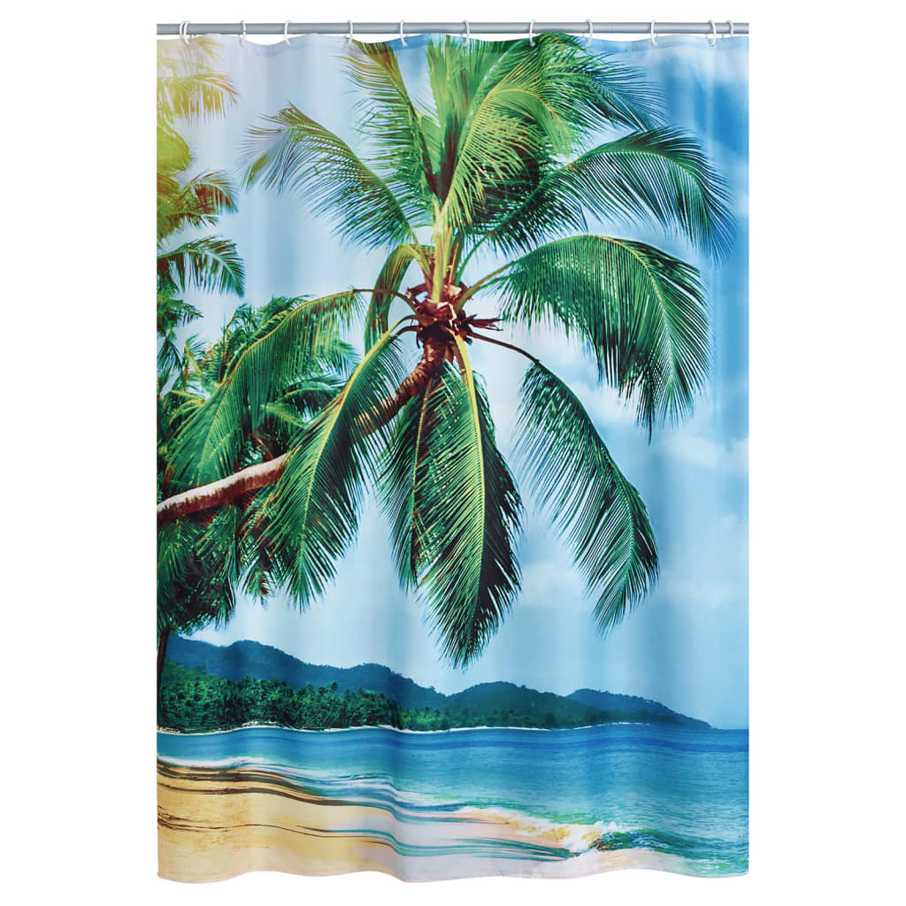 Rideau de douche Ridder Ridder Palm Beach 180x200 cm