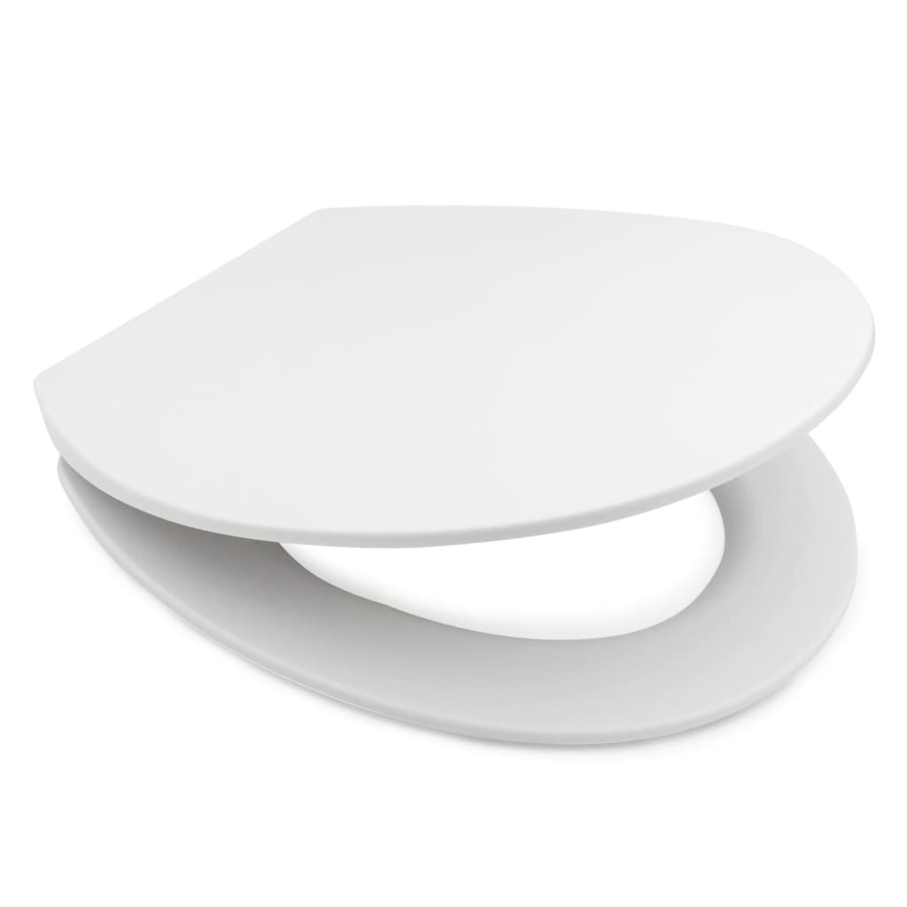 Lunettes de toilette Ridder Ridder Memphis Mat à ferres doux blancs