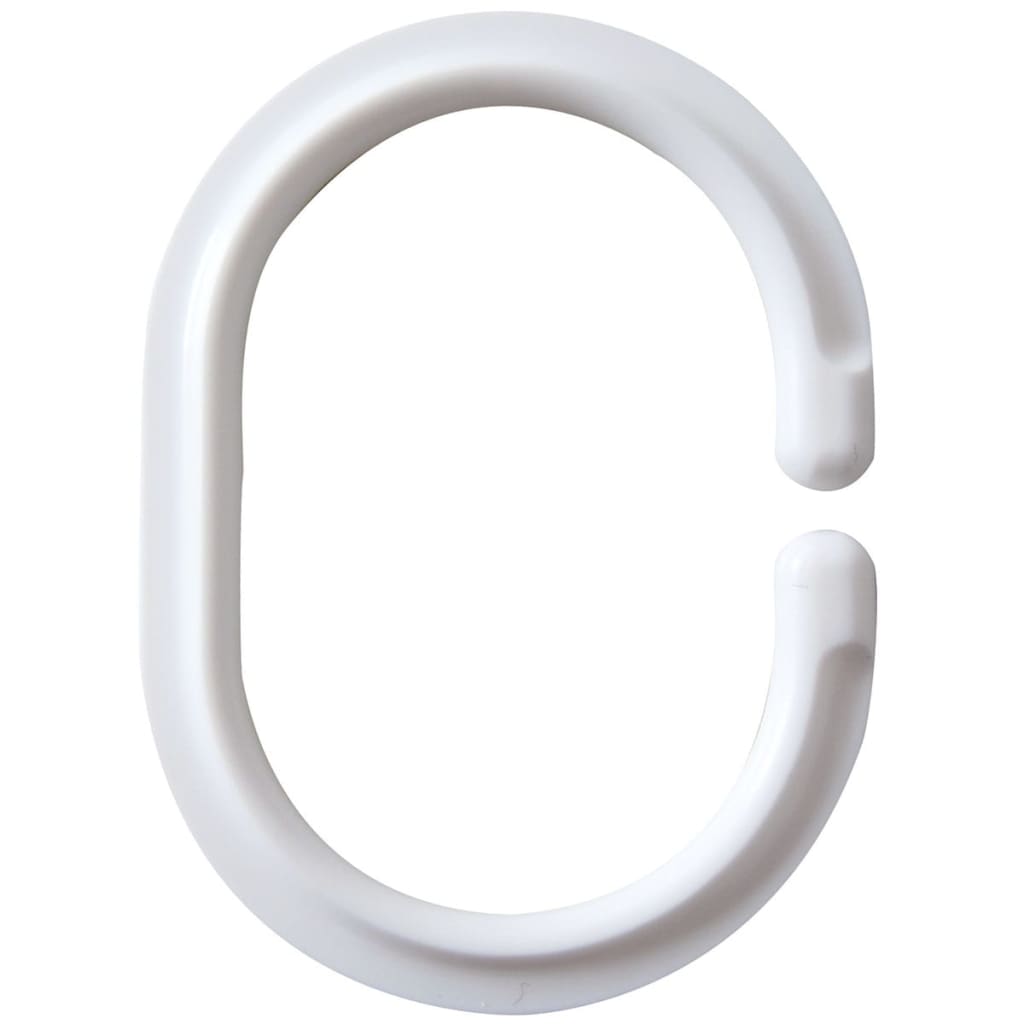 Ridder Ridder Shower Curtain Rings Blanc 49301