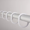 Ridder Ridder Shower Curtain Rings Blanc 49301