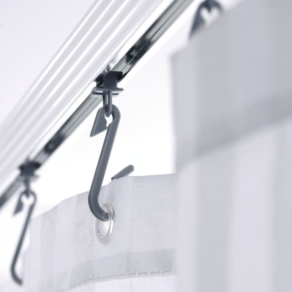 Ridder Ridder Corner Shower Curil Rail avec crochets Universal Chromium 52500