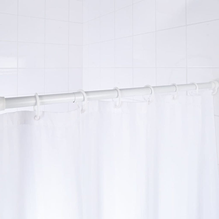 Ridder Ridder Shower rideau rideau télescopique 110-185 cm blanc 55201