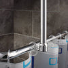 Ridder Ridder Corner Douche Curil Rail Universal 25 mm Chrome 59500