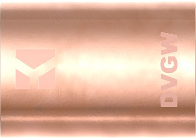Kirchhoff double socle cuivre, nu, 15 mm, 2 prises, (5270) - 989093055