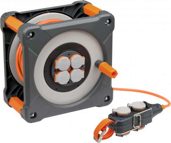 Brennerstuhl professionalline enrouleur de câble avec powerblock kc 3210 ip44 33+5m h07bq-f3g2.5 - 9212380200