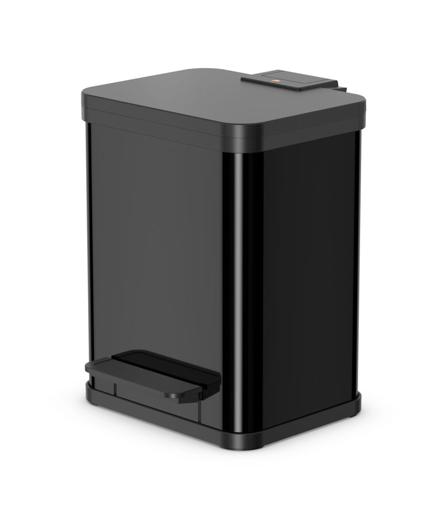 HAILO HAILO 0622-260 ÖKO DUO PLUS M PEDAL BIN 2X 9L Silver Black