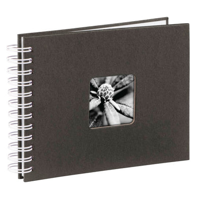 HAMA SPIRAL Album Fine Art 24x17 cm 50 Pages blanches noires