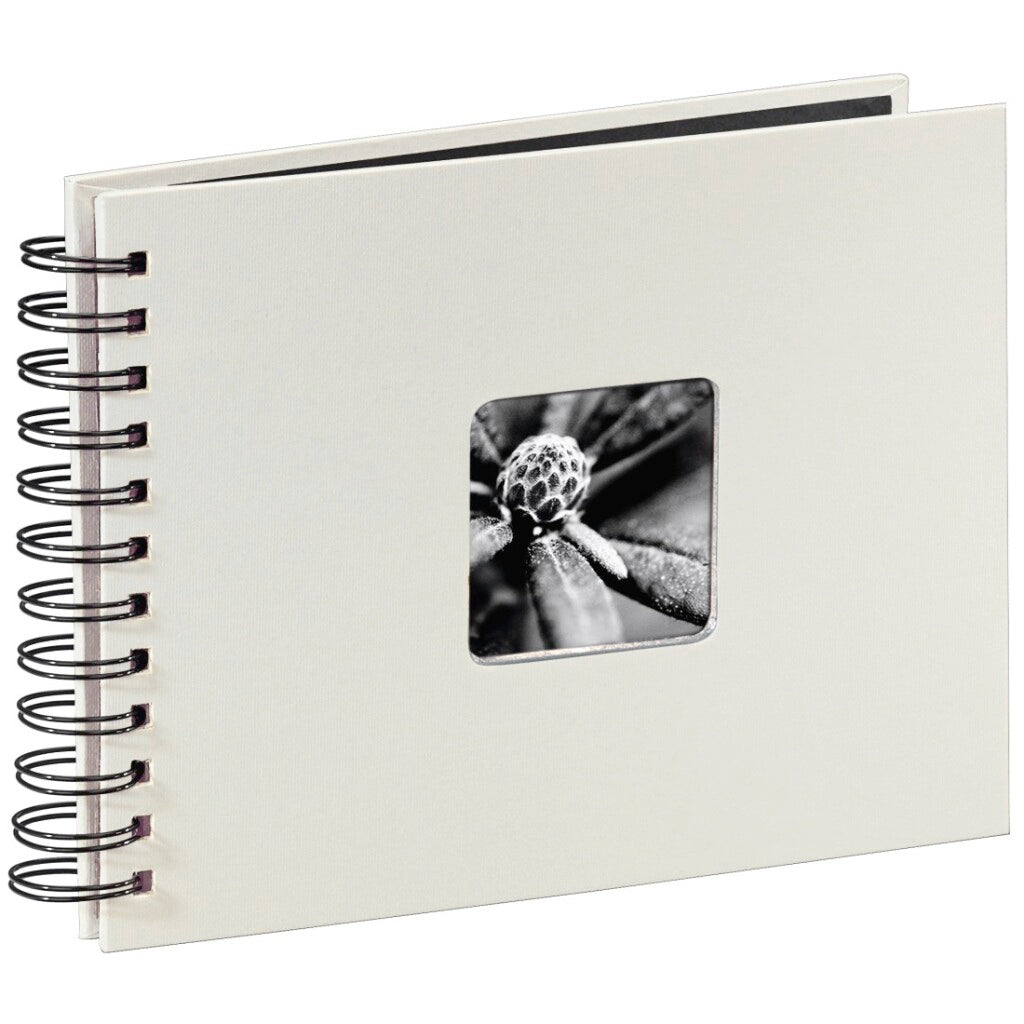 Hama album spirale fine art 24 x 17 cm 50 pages noires craie