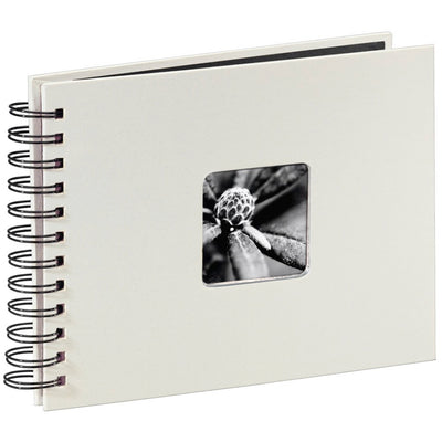Hama album spirale fine art 24 x 17 cm 50 pages noires craie
