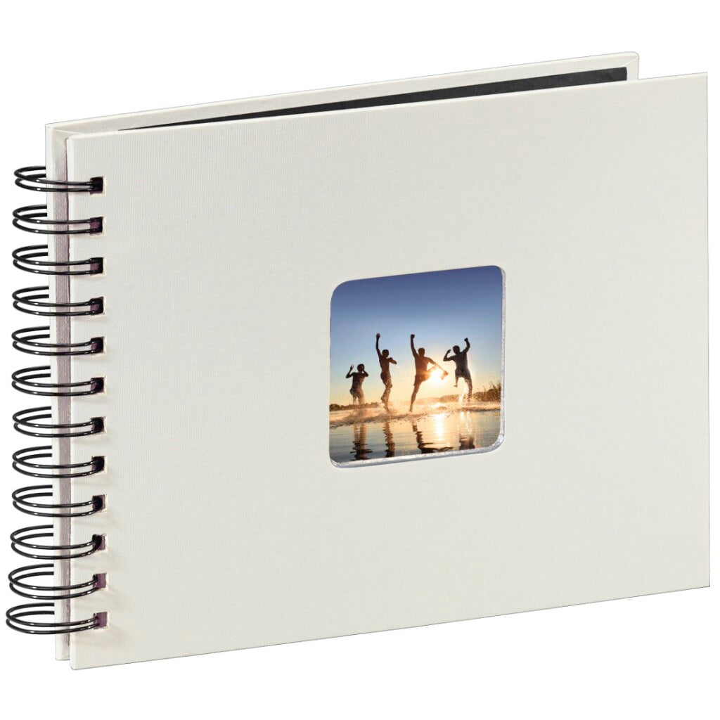 Hama album spirale fine art 24 x 17 cm 50 pages noires craie