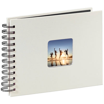 Hama album spirale fine art 24 x 17 cm 50 pages noires craie