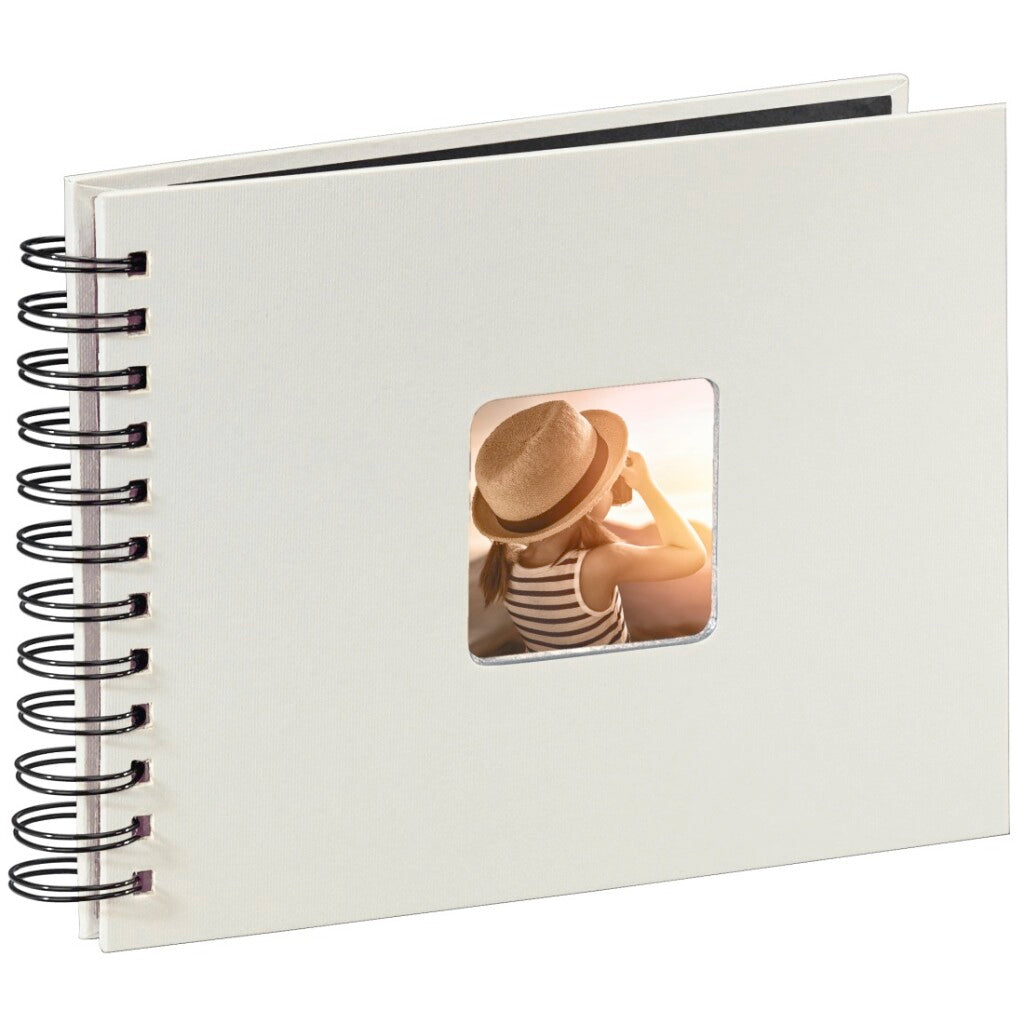 Hama album spirale fine art 24 x 17 cm 50 pages noires craie