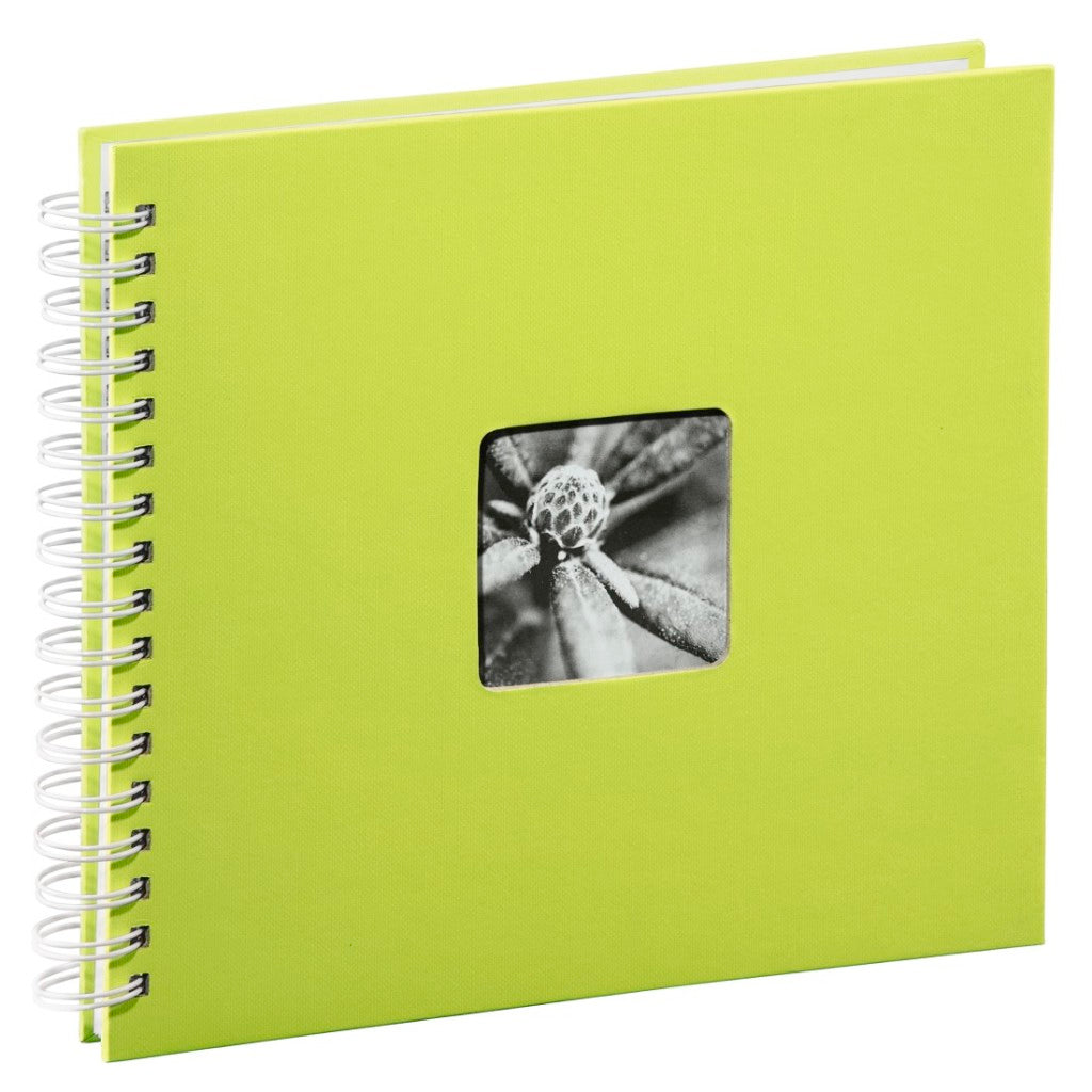 Hama album spirale fine art 28 x 24 cm 50 pages blanches #039;s kiwi