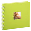 Hama album spirale fine art 28 x 24 cm 50 pages blanches #039;s kiwi