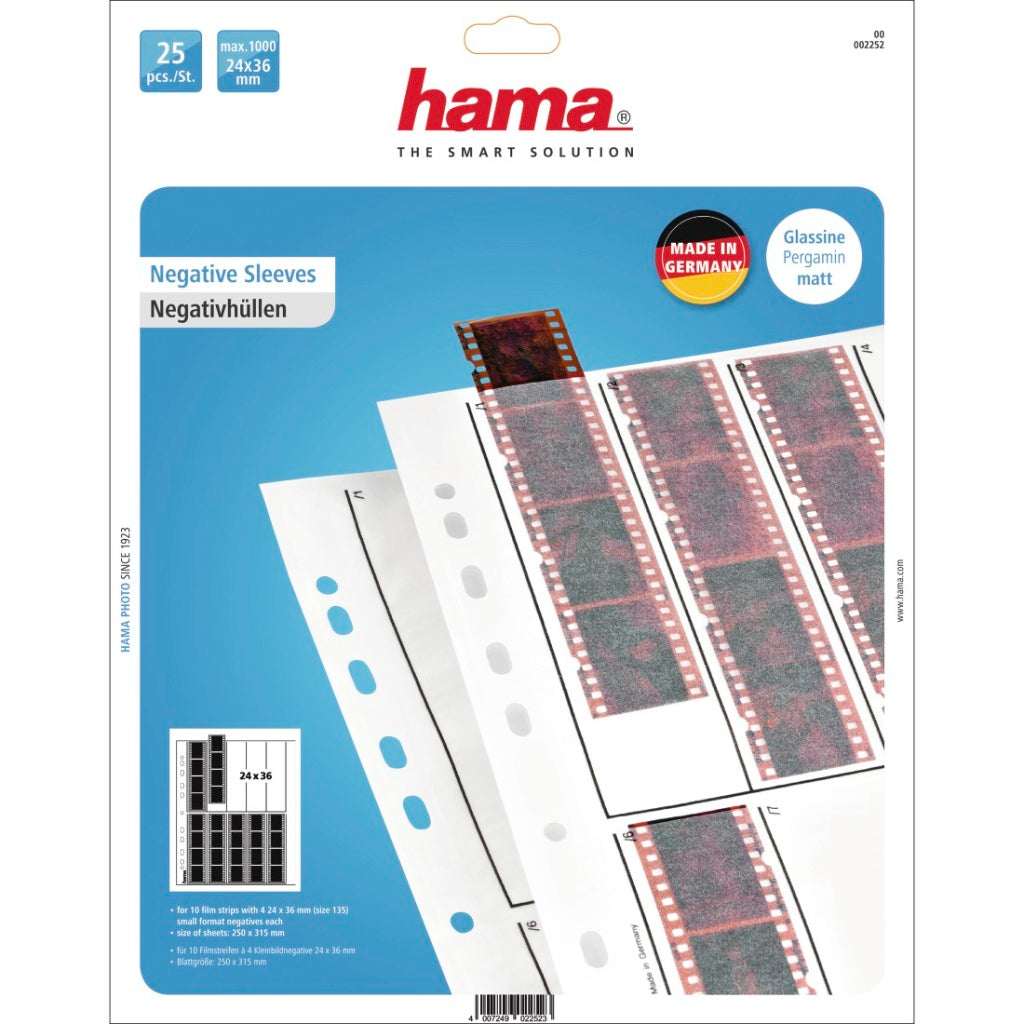 HAMA Native Sheets Perg. 35 mm 10x4 25e