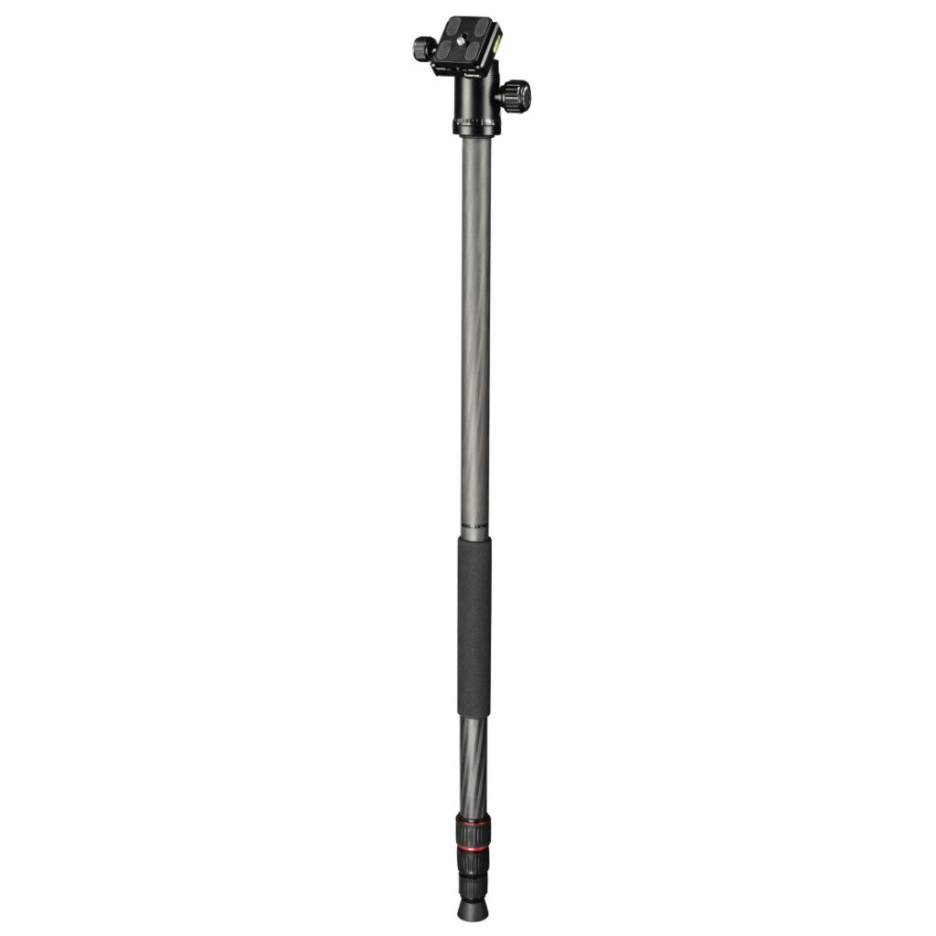 HAMA STATIEF RAMBLE DUO CARBON 160 BALL avec Smartphone porte-smartphone