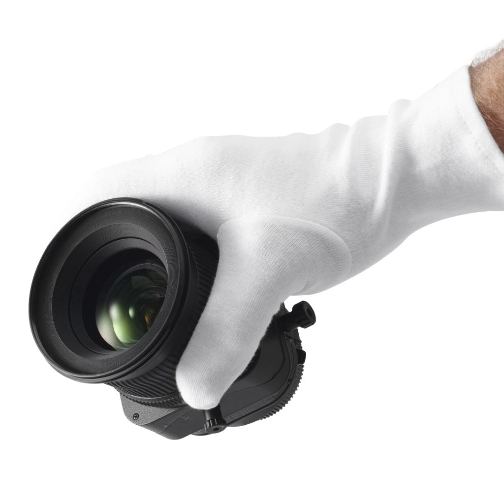 Hama gants en coton taille m 1 paire blanc