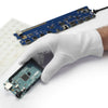 Hama gants en coton taille m 1 paire blanc