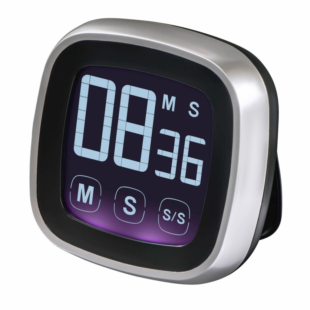 Xavax xavax Kitchen Timer Touch Digital Silver Black