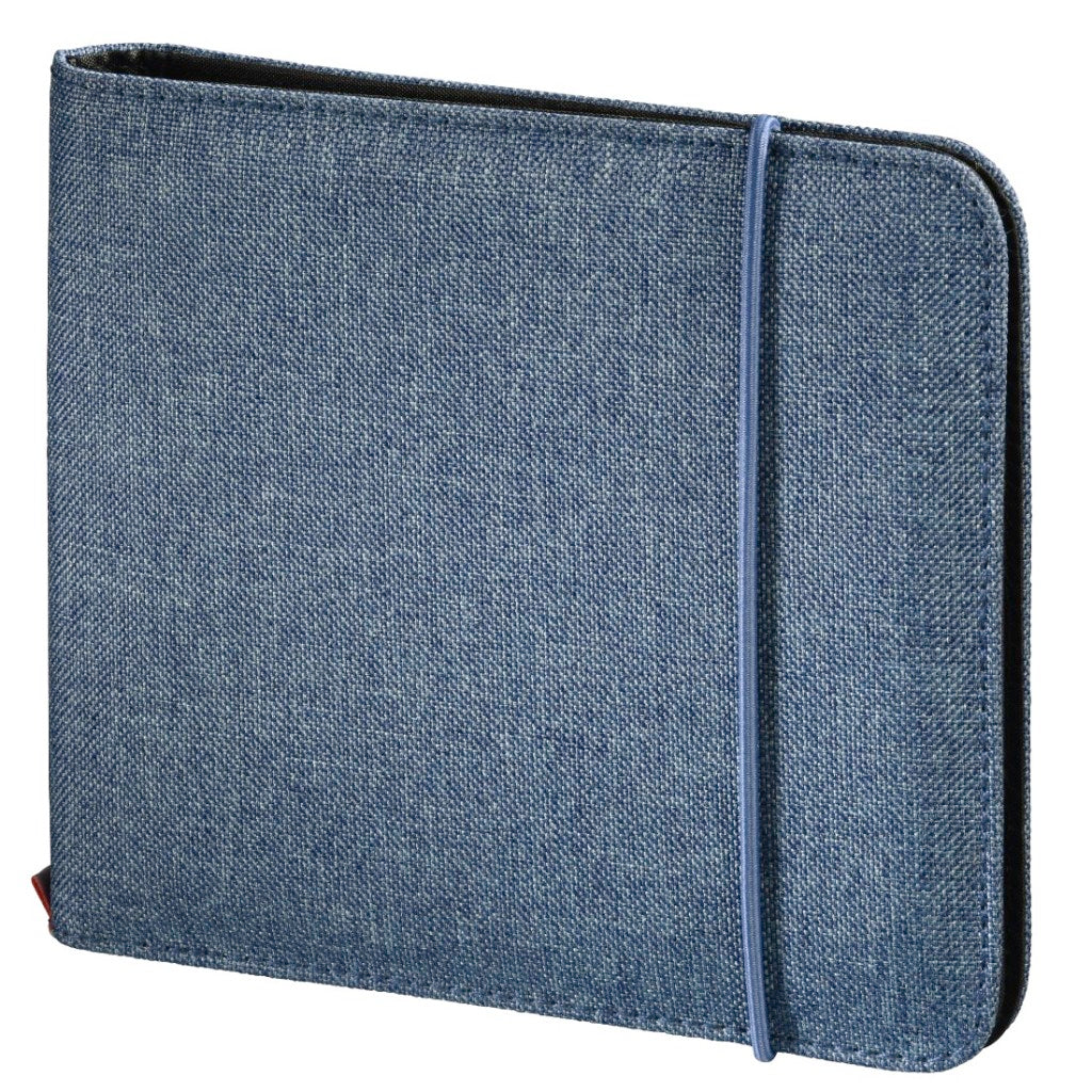 Hama CD-DVD-Blu-ray sac jusqu'à la mode 24 bleu