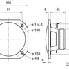 Visaton Visaton VS-FRS10 WP 4W haut-haut-haut-parleur à portée complète 10 cm (4) 4 ohm blancs