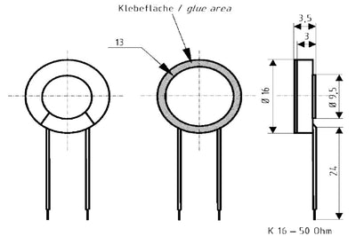 Visaton Visaton VS-K16 MINIATURE VERSEUR 16 mm 50 ohm