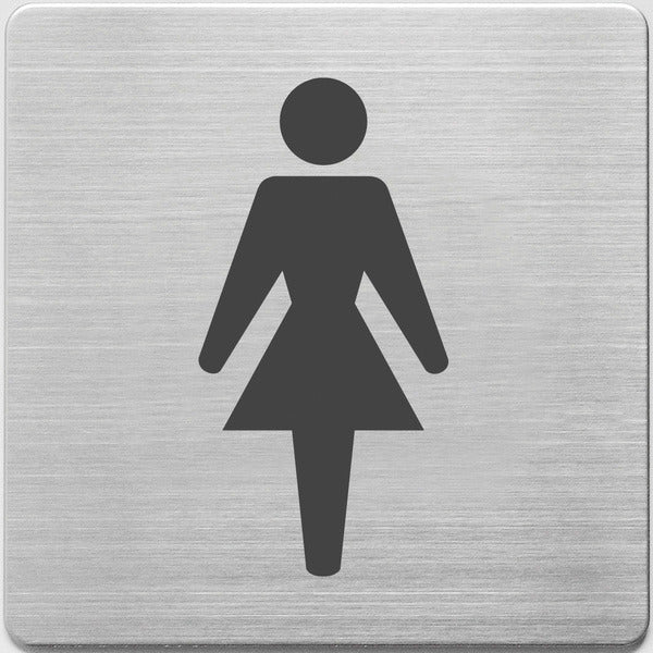Alco Alco Al-450-1 Icon en acier inoxydable 90x90x1mm wc dames-