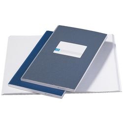 Registres a1012-256 80g m2 16,5x21cm étiquette bleue 100 feuilles
