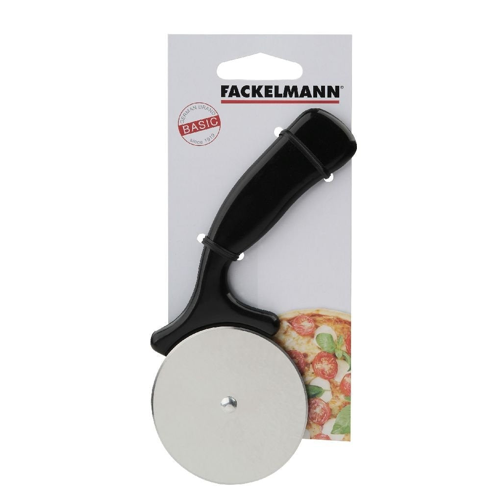 Fackelmann Fackelmann Basic Pizza Cutter 16 cm Black PP en acier inoxydable