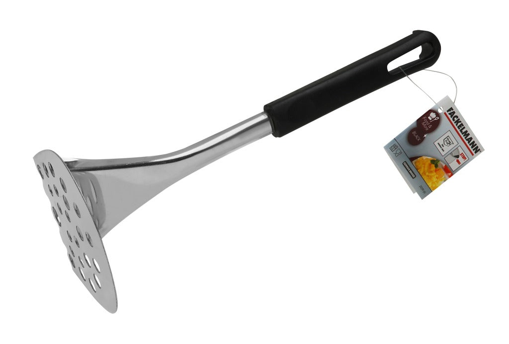Fackelmann Fackelmann Potato Stamper 24 cm en acier inoxydable noir