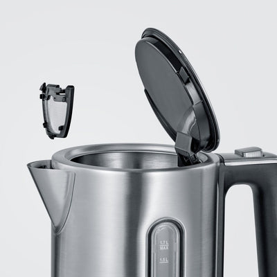 Severin Severin WK3418 Kettle 1.7L 3000W en acier inoxydable noir