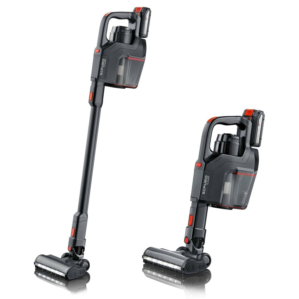 Severin Severin HV7186 Sépuro en acier aspirateur en rouge noir