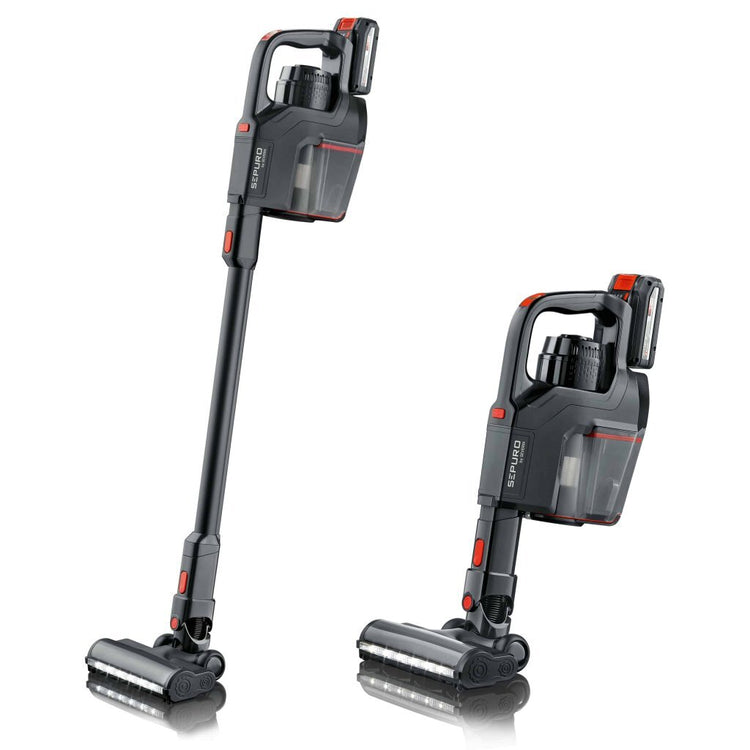 Severin Severin HV7186 Sépuro en acier aspirateur en rouge noir