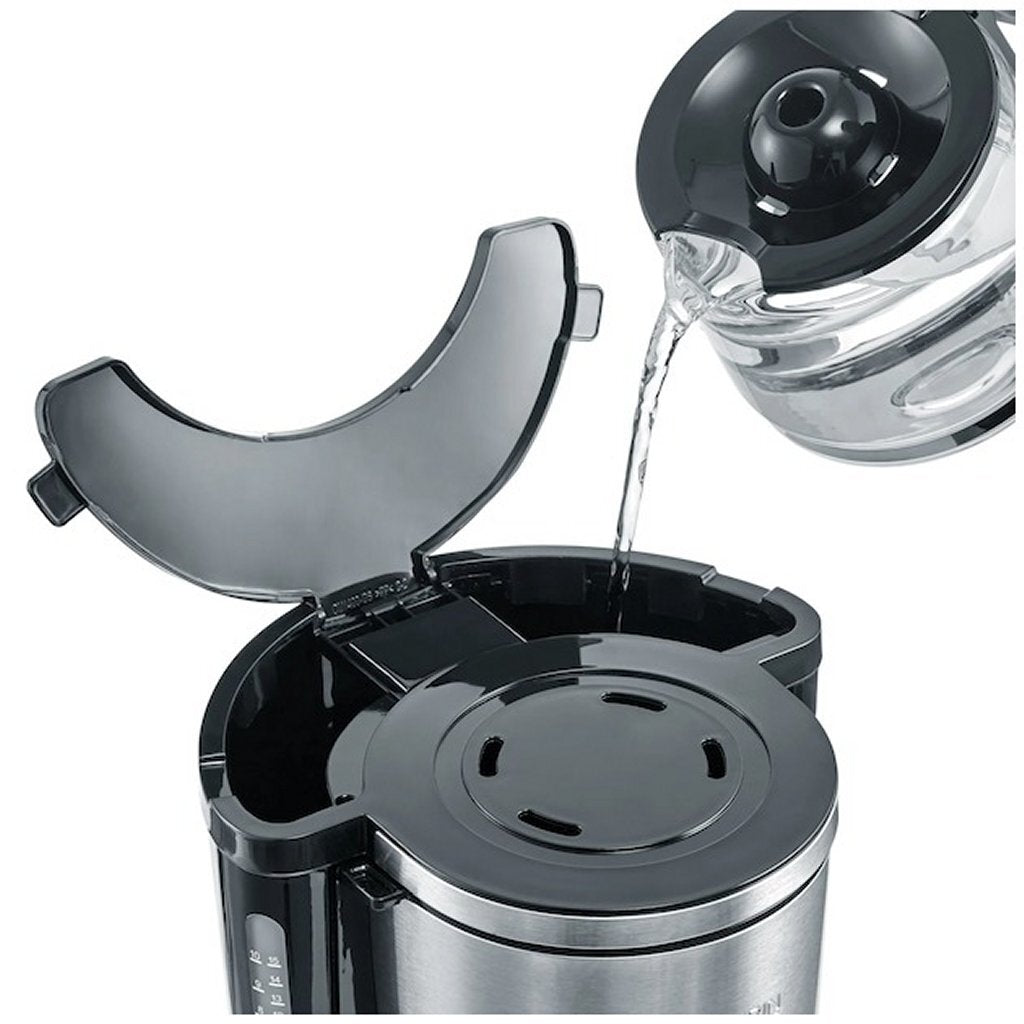 Severin Severin Ka4823 cafetière noire en acier inoxydable