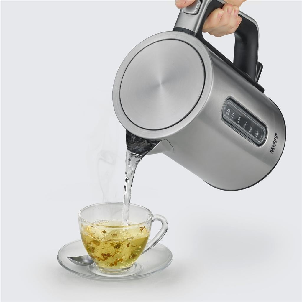 Severin Severin WK3402 Kettle 1.7L 2400W en acier inoxydable