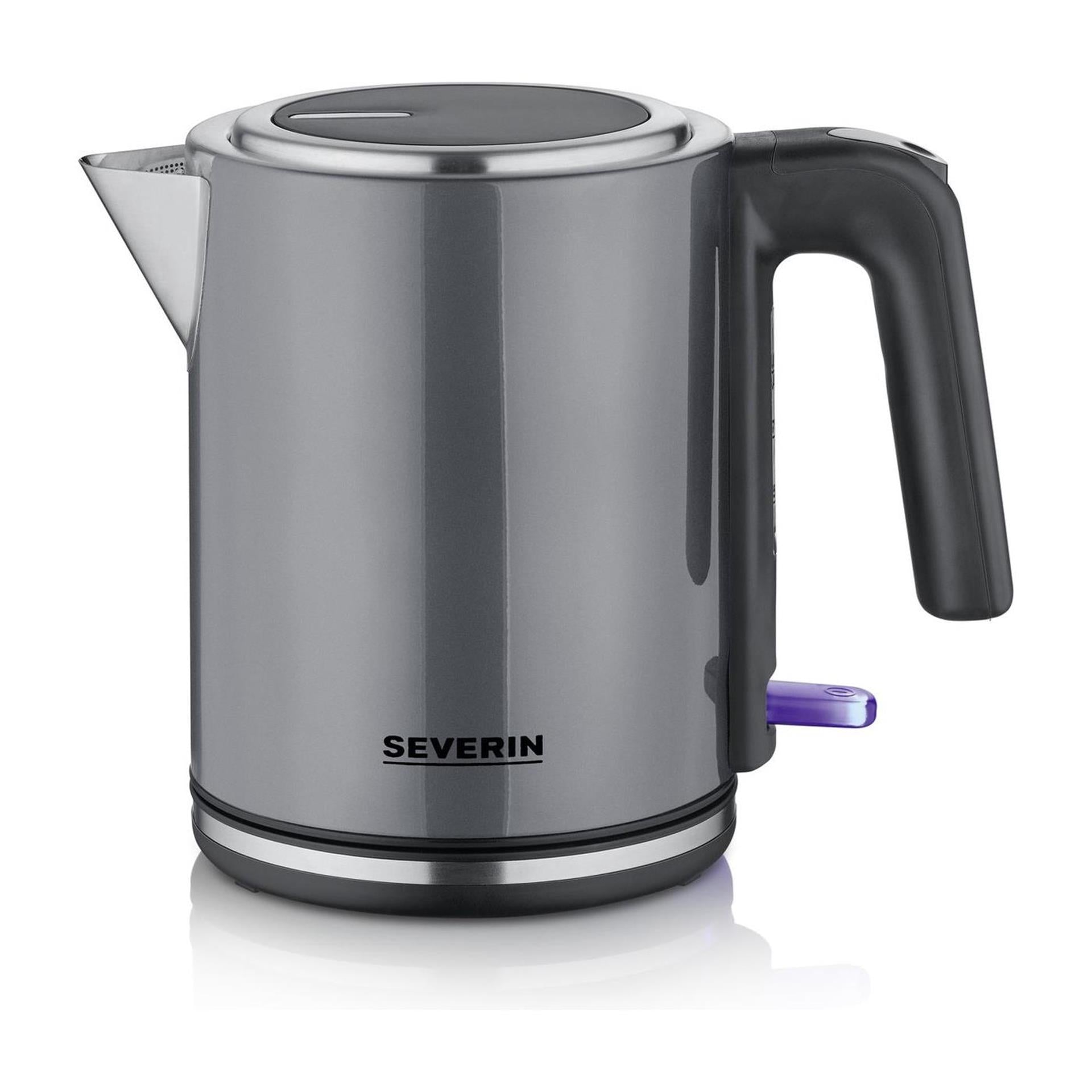 Bouilloire Severin inox gris 1l 2400w
