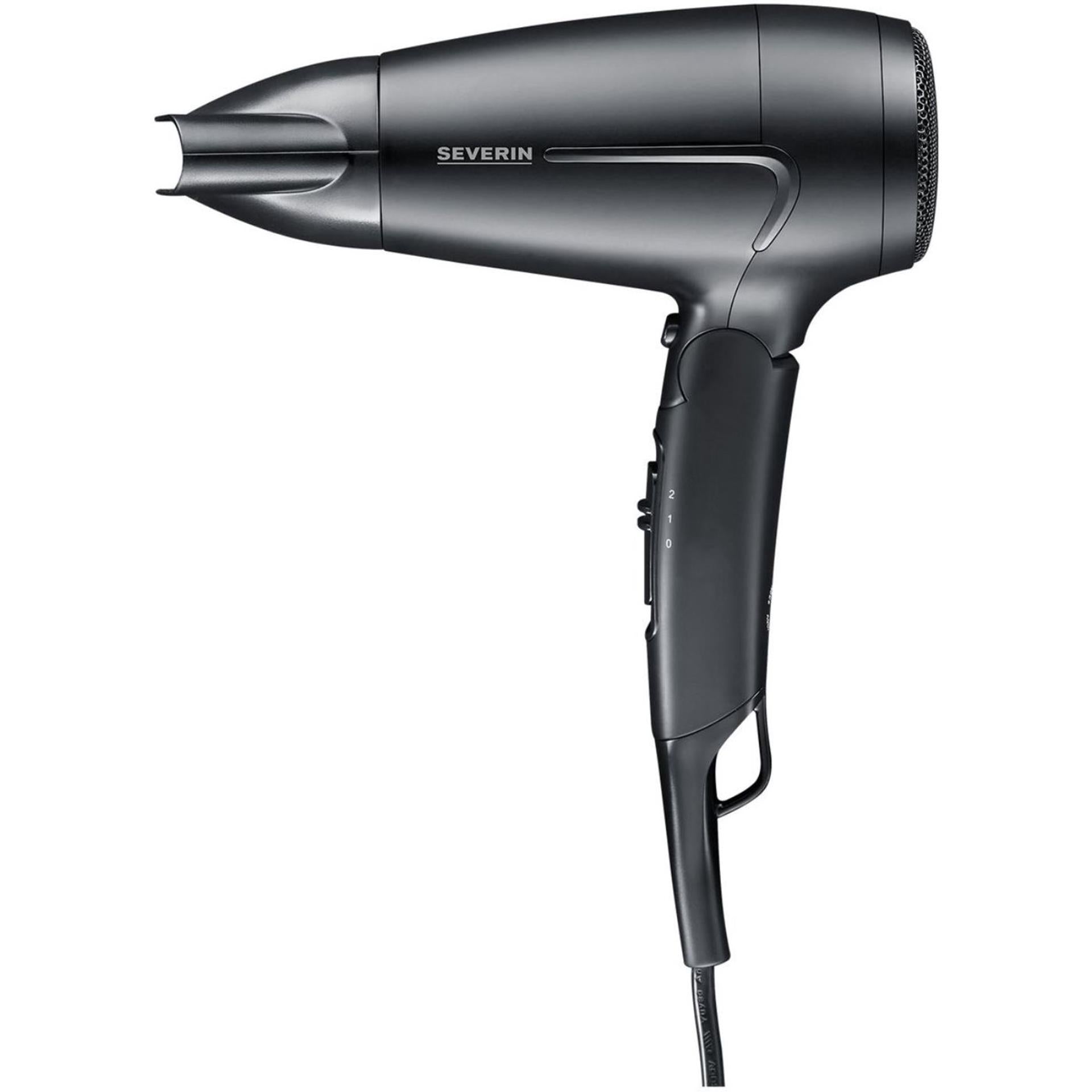 Sèche-cheveux de voyage Severin 1600w noir