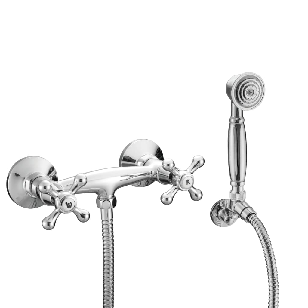 Schütte schütte mixeur de douche robot avec douche à main chaque chrome -colored