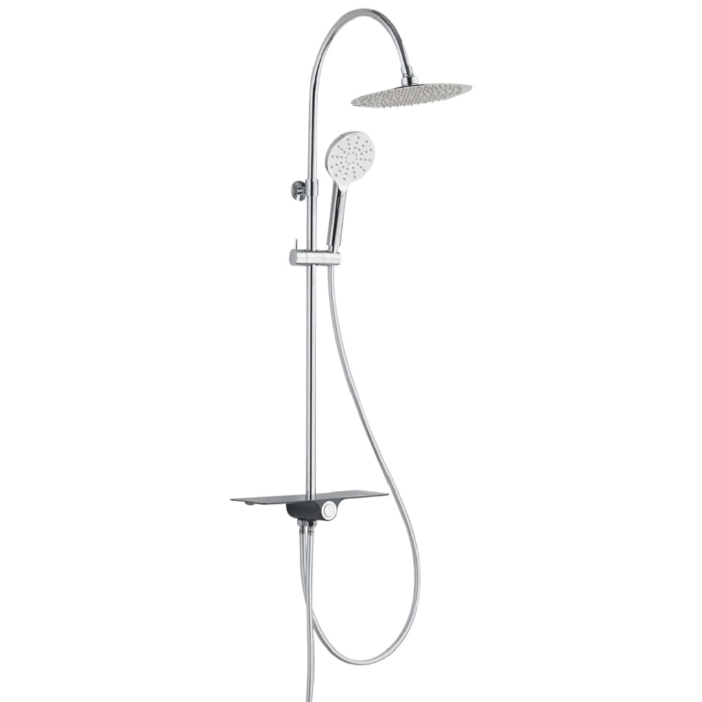 SCHUTTE SCHUTTE PLACE DOUCHE PLACE ANTHACITE DE COLONNEMENT DE COULEUR AQUASTAR PLATEAU