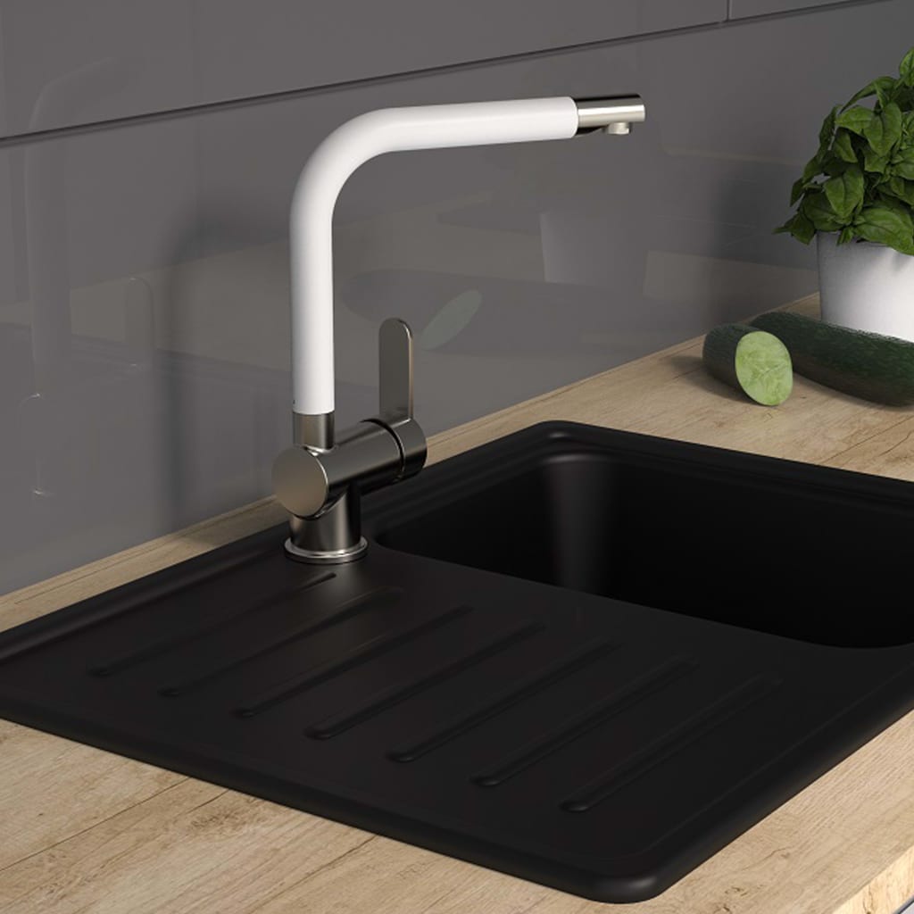 Schütte Schütte One-Button Button avec un tapis en acier à coloration Rio à haute puissance blanc