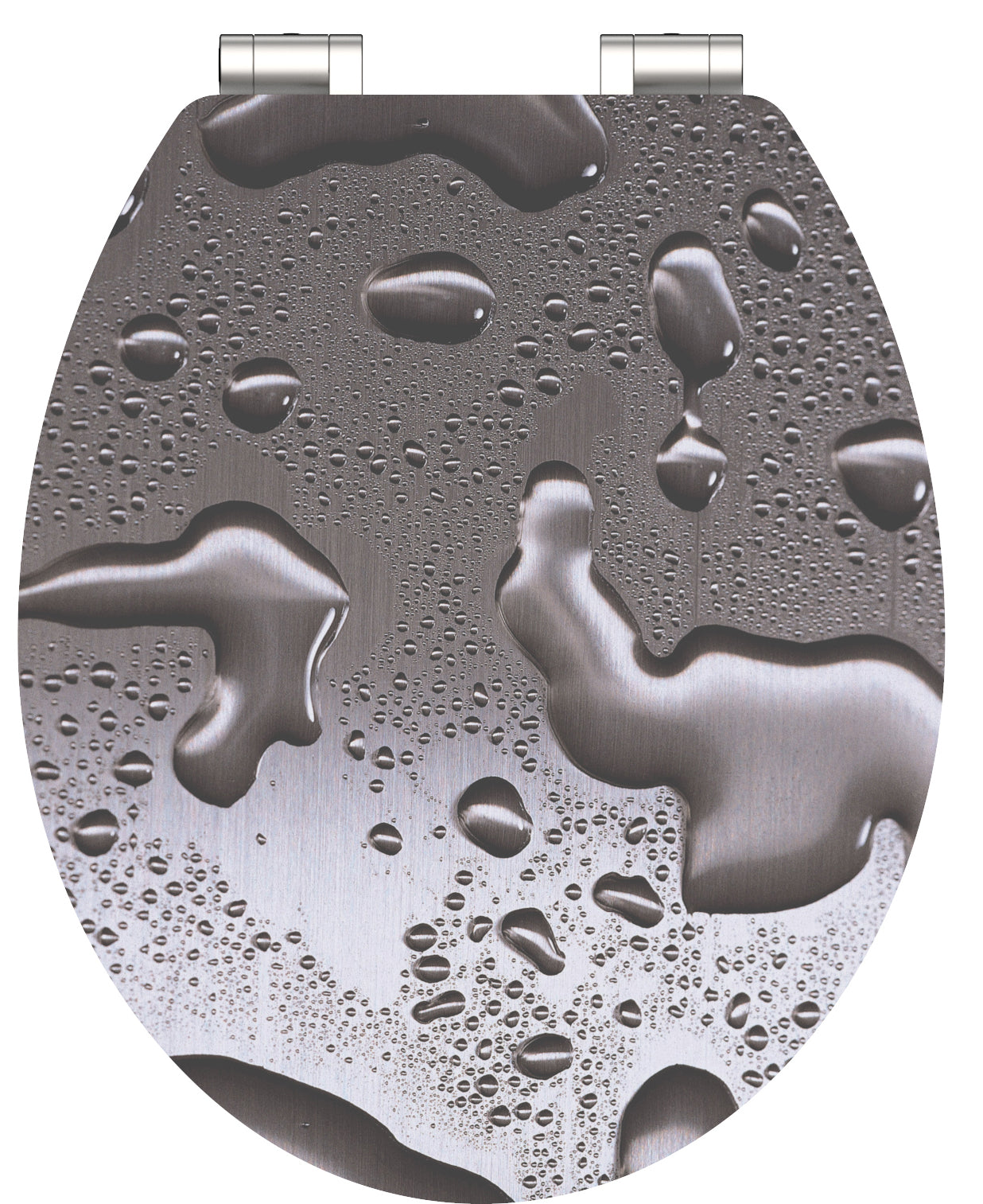 Schütte Schütte Toilet Souge avec en acier gris gris mdf haut de gris.