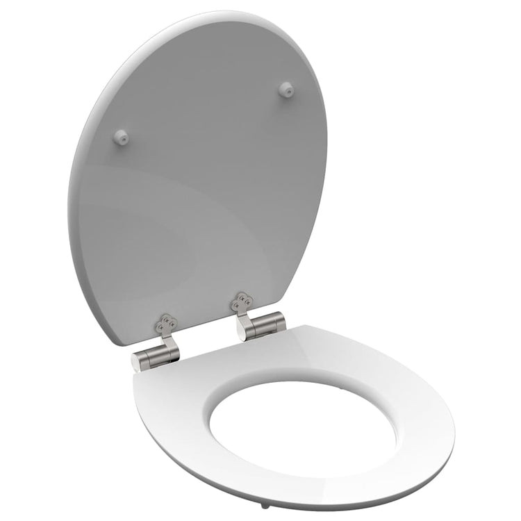 Schütte schütte verres de toilette avec poteau à fermer le côté mdf haut brillant