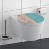 Schütte schütte verres de toilette avec poteau à fermer le côté mdf haut brillant