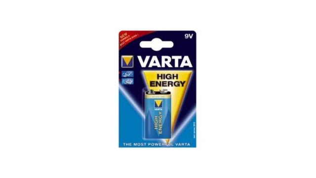VARTA 6LP3146 Batterie de 9 volts alcaline sur carte
