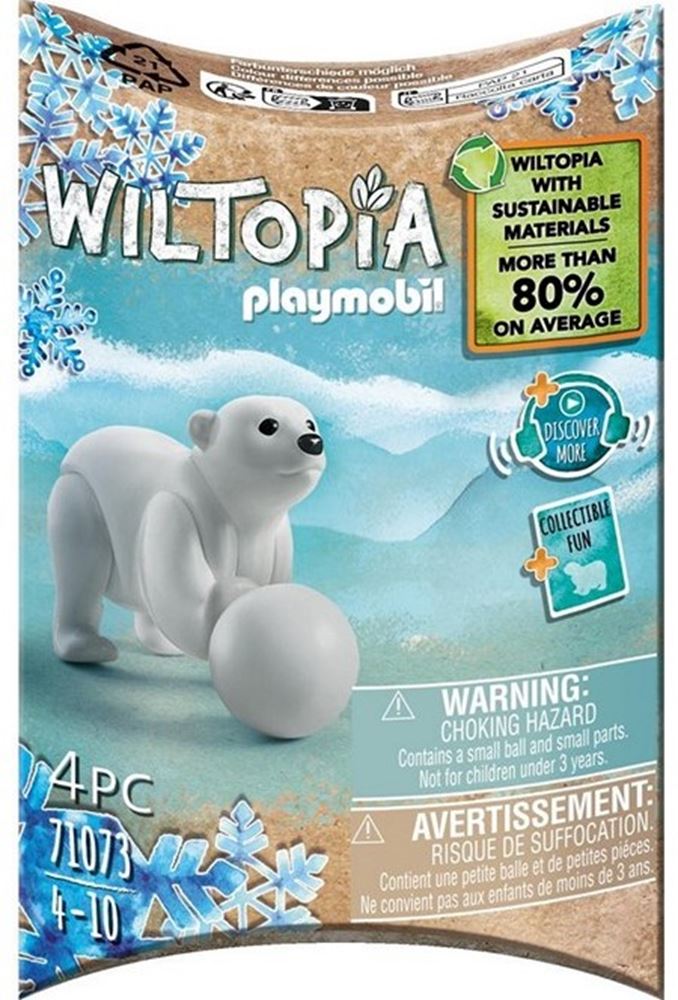 Playmobil Wiltopia Bébé Ours Polaire 71073