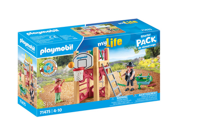Playmobil City Life Timmerman sur son chemin vers Job