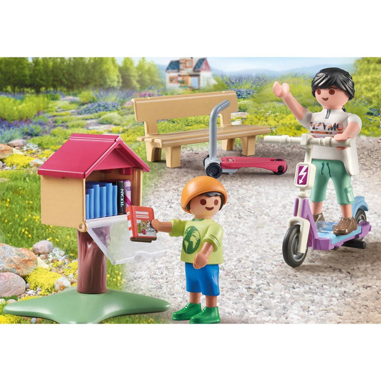 Playmobil mon livre de vie échange pour les rats de bibliothèque 71511