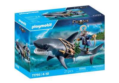 Playmobil 71793 Shark géant avec pirate