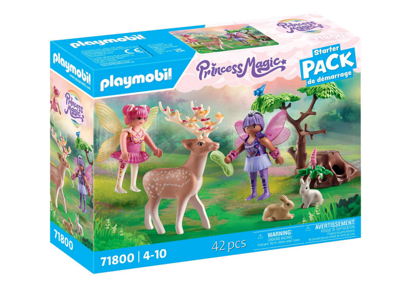 Playmobil 71800 fées avec des animaux forestiers