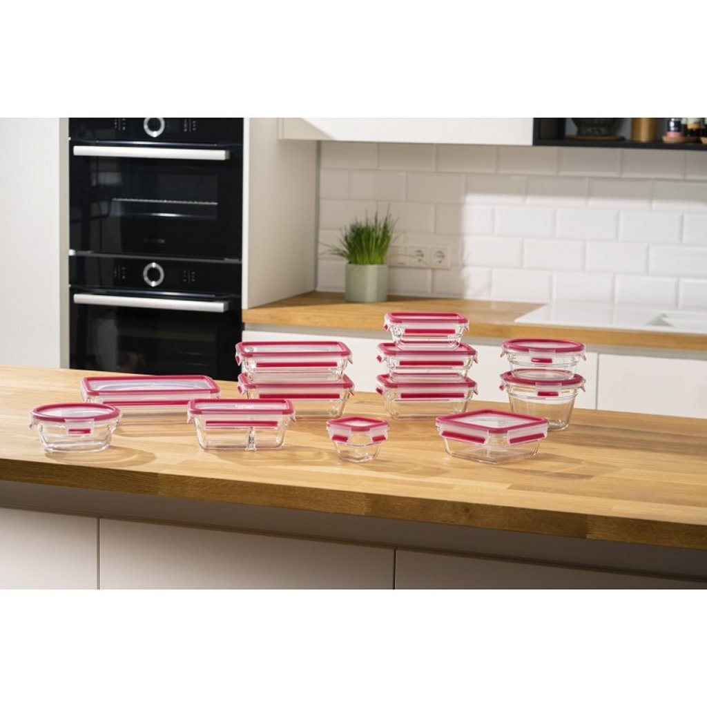 Clip EMSA Close en verre Banque de nettoyage en verre, 2,0 L